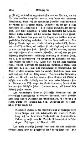 Zeitschrift fur deutsches Recht und deutsche Rechtswissenschaft