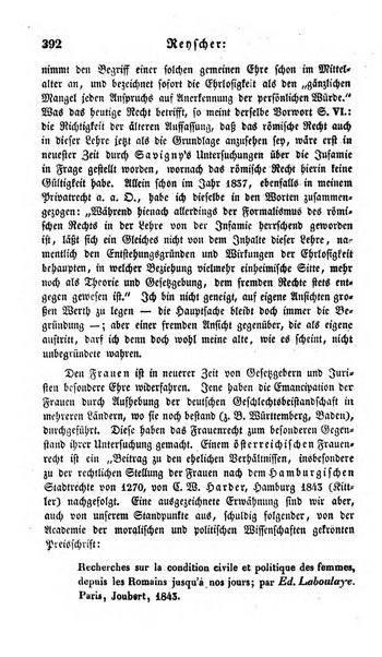 Zeitschrift fur deutsches Recht und deutsche Rechtswissenschaft