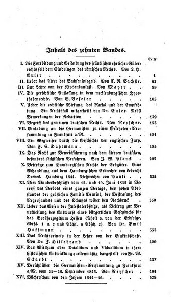 Zeitschrift fur deutsches Recht und deutsche Rechtswissenschaft