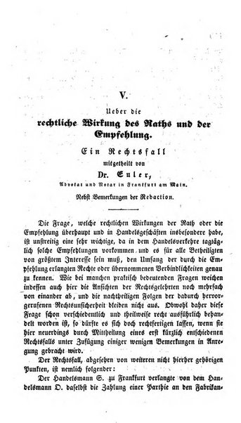 Zeitschrift fur deutsches Recht und deutsche Rechtswissenschaft