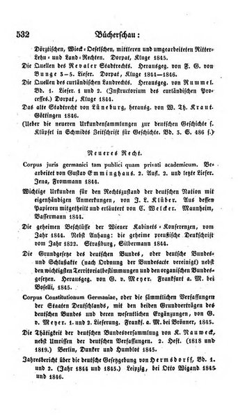 Zeitschrift fur deutsches Recht und deutsche Rechtswissenschaft