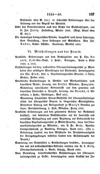 Zeitschrift fur deutsches Recht und deutsche Rechtswissenschaft