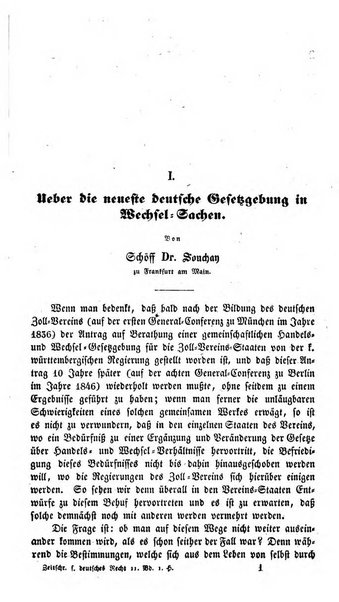 Zeitschrift fur deutsches Recht und deutsche Rechtswissenschaft