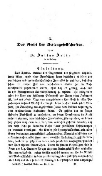 Zeitschrift fur deutsches Recht und deutsche Rechtswissenschaft