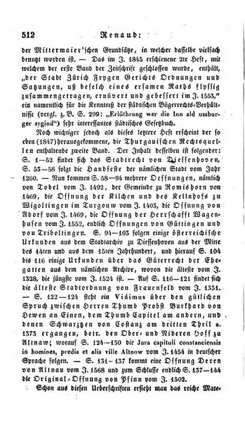 Zeitschrift fur deutsches Recht und deutsche Rechtswissenschaft