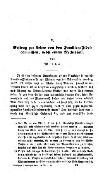 Zeitschrift fur deutsches Recht und deutsche Rechtswissenschaft