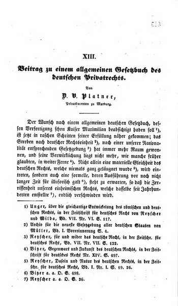 Zeitschrift fur deutsches Recht und deutsche Rechtswissenschaft