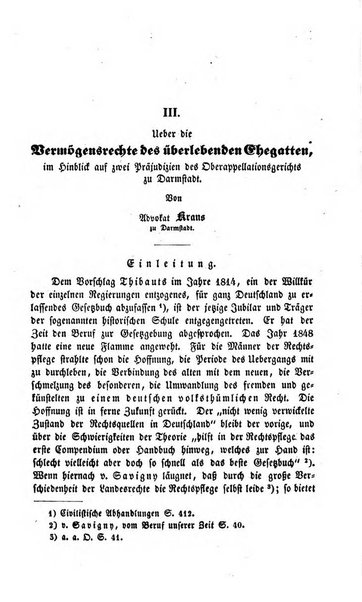 Zeitschrift fur deutsches Recht und deutsche Rechtswissenschaft