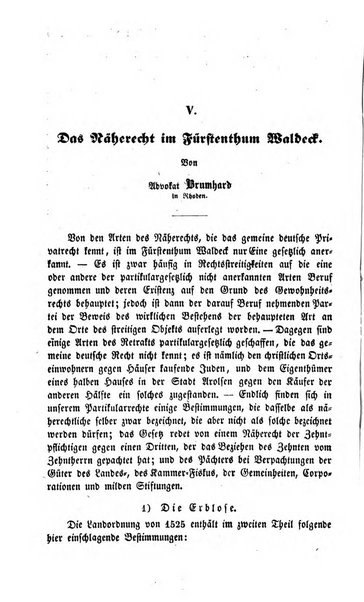 Zeitschrift fur deutsches Recht und deutsche Rechtswissenschaft