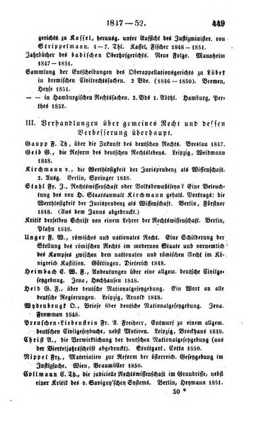 Zeitschrift fur deutsches Recht und deutsche Rechtswissenschaft