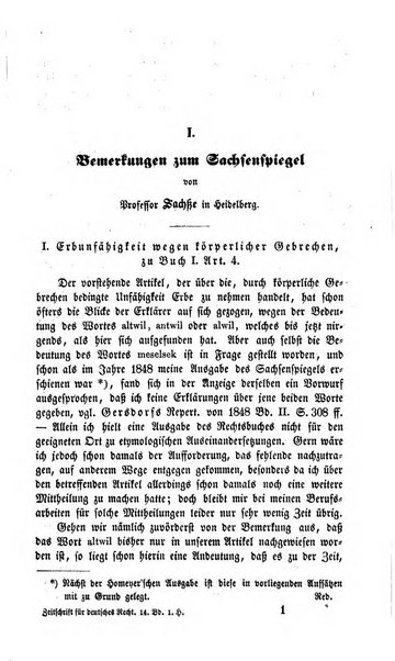 Zeitschrift fur deutsches Recht und deutsche Rechtswissenschaft