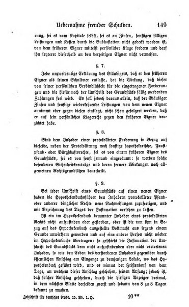 Zeitschrift fur deutsches Recht und deutsche Rechtswissenschaft