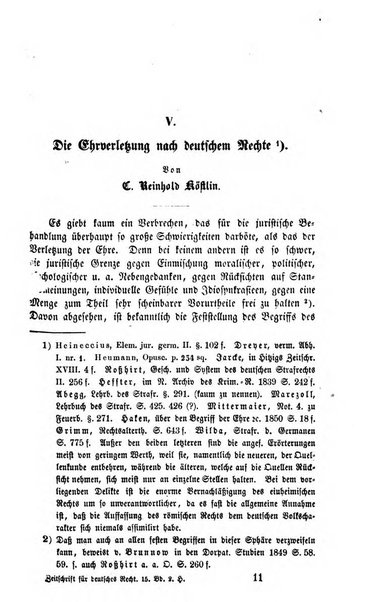 Zeitschrift fur deutsches Recht und deutsche Rechtswissenschaft