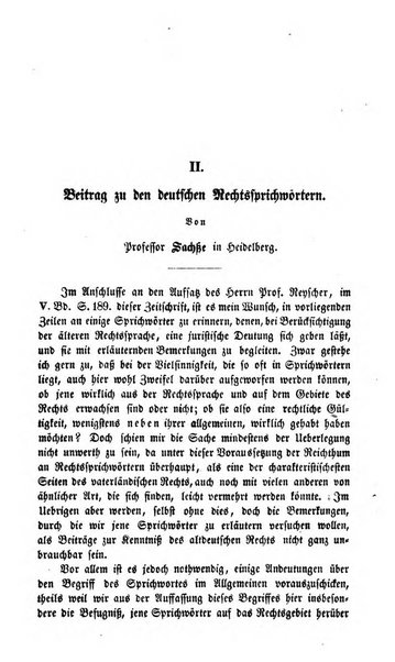 Zeitschrift fur deutsches Recht und deutsche Rechtswissenschaft