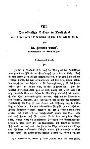 Zeitschrift fur deutsches Recht und deutsche Rechtswissenschaft