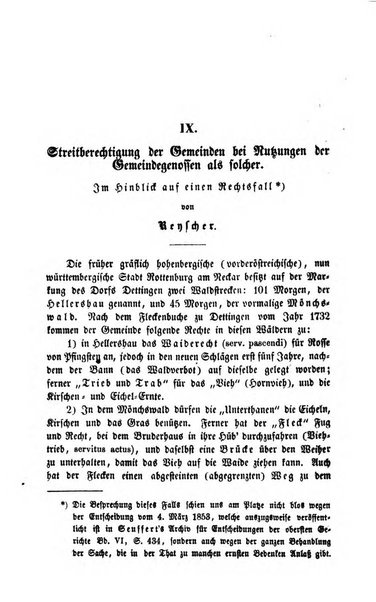 Zeitschrift fur deutsches Recht und deutsche Rechtswissenschaft