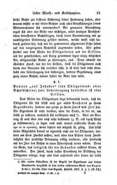 Zeitschrift fur deutsches Recht und deutsche Rechtswissenschaft