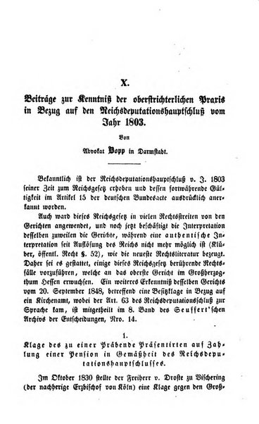 Zeitschrift fur deutsches Recht und deutsche Rechtswissenschaft