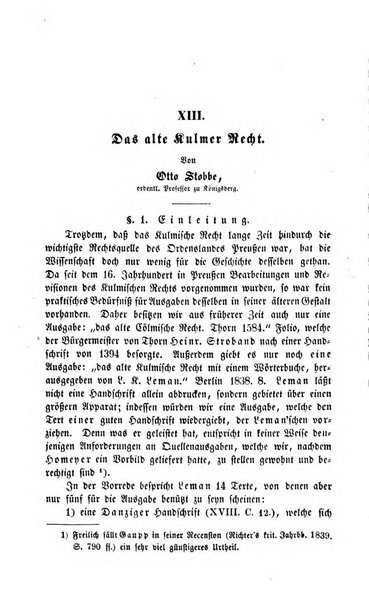 Zeitschrift fur deutsches Recht und deutsche Rechtswissenschaft