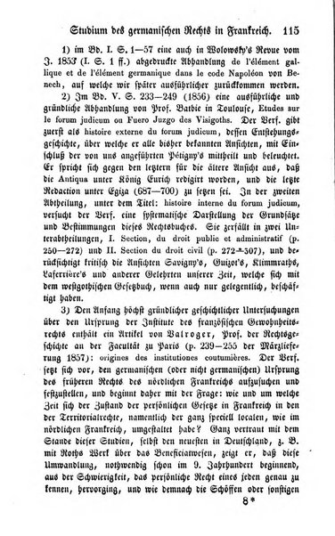 Zeitschrift fur deutsches Recht und deutsche Rechtswissenschaft