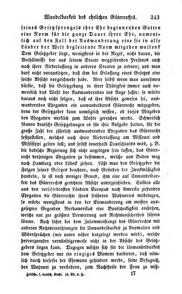 Zeitschrift fur deutsches Recht und deutsche Rechtswissenschaft