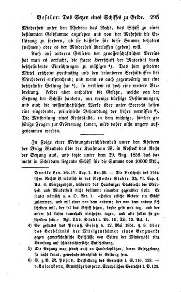 Zeitschrift fur deutsches Recht und deutsche Rechtswissenschaft