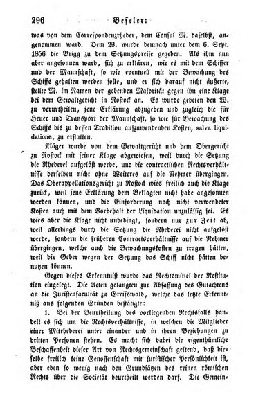 Zeitschrift fur deutsches Recht und deutsche Rechtswissenschaft