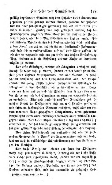 Zeitschrift fur deutsches Recht und deutsche Rechtswissenschaft