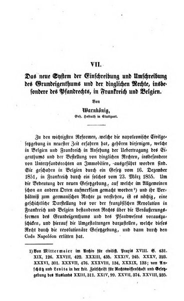 Zeitschrift fur deutsches Recht und deutsche Rechtswissenschaft