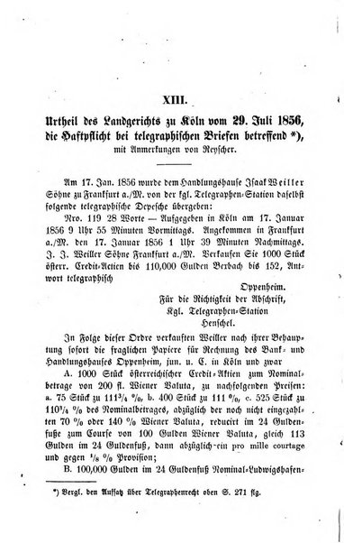 Zeitschrift fur deutsches Recht und deutsche Rechtswissenschaft