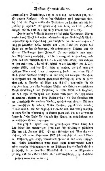 Zeitschrift fur deutsches Recht und deutsche Rechtswissenschaft