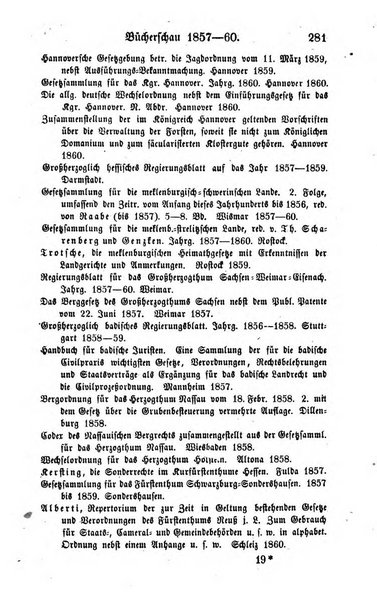 Zeitschrift fur deutsches Recht und deutsche Rechtswissenschaft