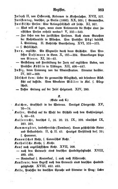 Zeitschrift fur deutsches Recht und deutsche Rechtswissenschaft