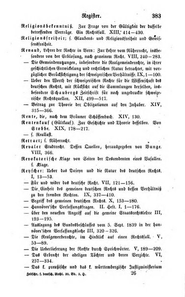 Zeitschrift fur deutsches Recht und deutsche Rechtswissenschaft