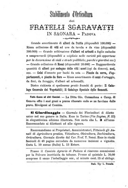 Il raccoglitore giornale agrario padovano