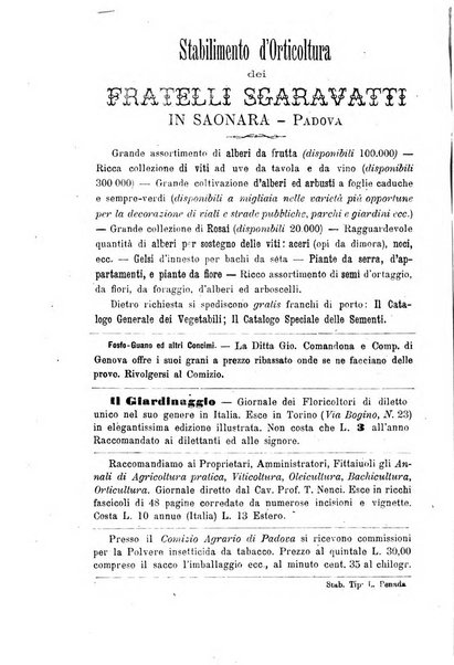 Il raccoglitore giornale agrario padovano