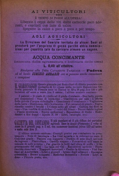 Il raccoglitore giornale agrario padovano