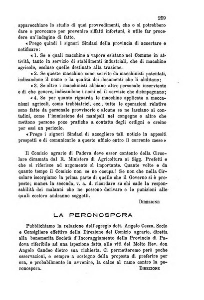 Il raccoglitore giornale agrario padovano