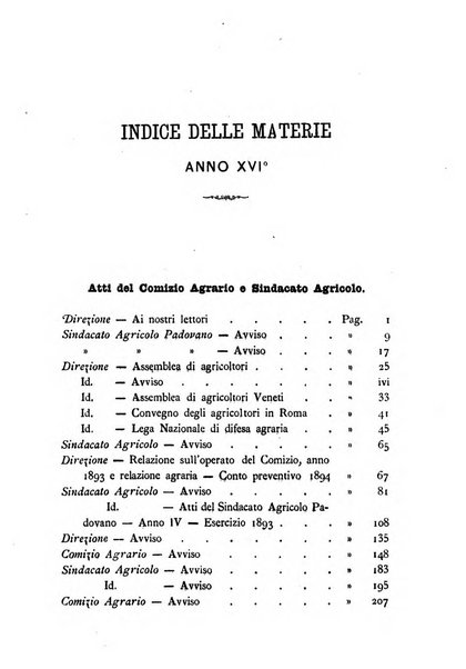 Il raccoglitore giornale agrario padovano