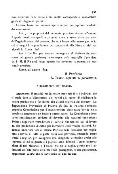 Il raccoglitore giornale agrario padovano