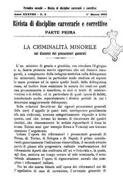 Rivista di discipline carcerarie e correttive