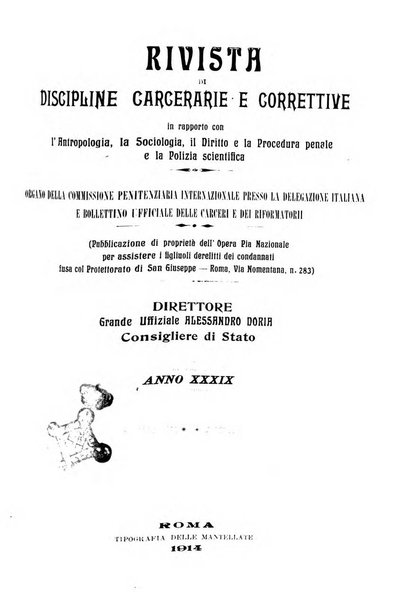 Rivista di discipline carcerarie e correttive