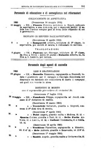 Rivista di discipline carcerarie e correttive