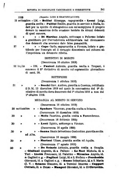 Rivista di discipline carcerarie e correttive