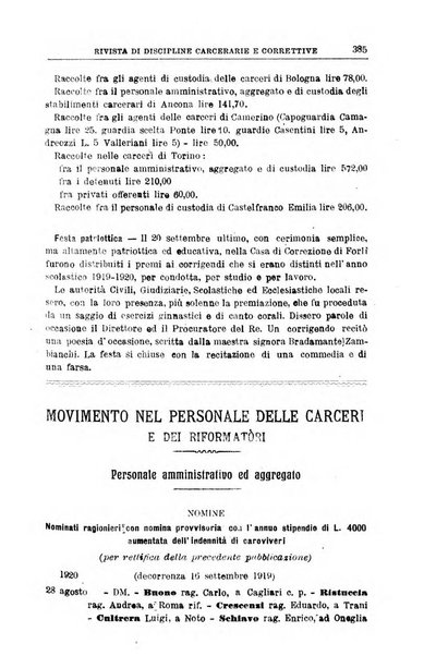 Rivista di discipline carcerarie e correttive