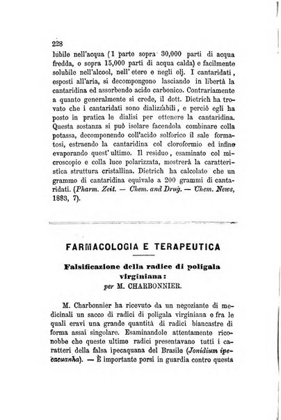 Annali di chimica applicata alla farmacia ed alla medicina