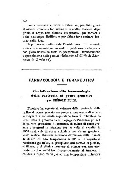 Annali di chimica applicata alla farmacia ed alla medicina