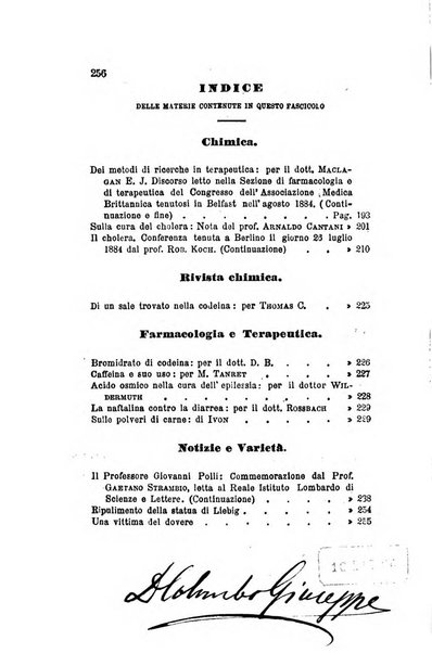 Annali di chimica applicata alla farmacia ed alla medicina