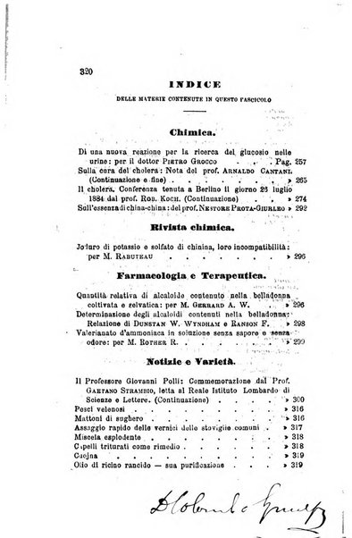 Annali di chimica applicata alla farmacia ed alla medicina