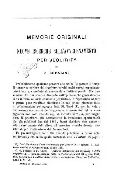 Annali di chimica e di farmacologia